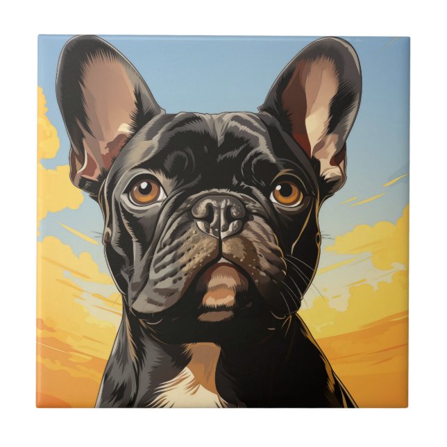 Azulejo de cerâmica para cães (Frente)