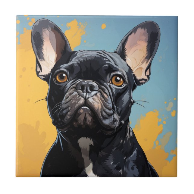 Azulejo de cerâmica para cães (Frente)