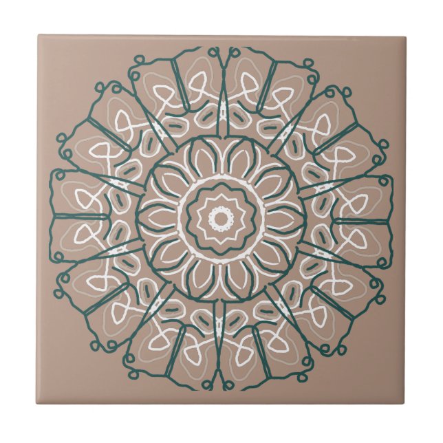 Azulejo de cerâmica para Design de rendas de Solte (Frente)