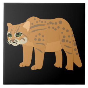 azulejo de cerâmica para gatos enferrujados