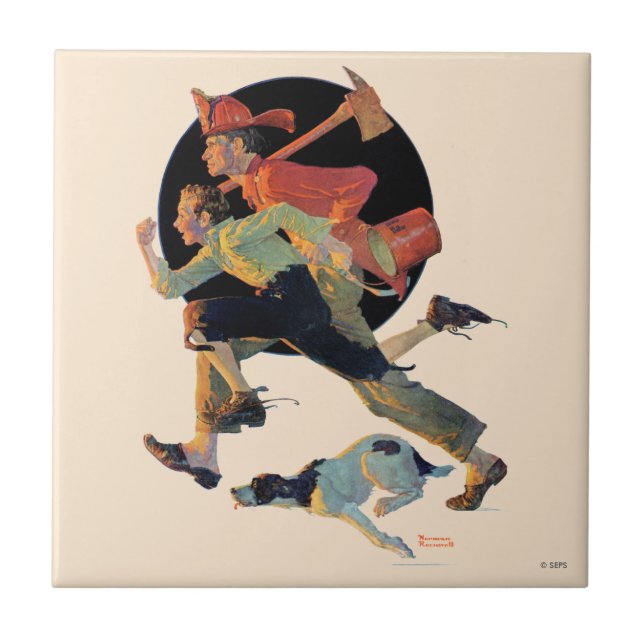 Azulejo De Cerâmica Para o resgate (Frente)