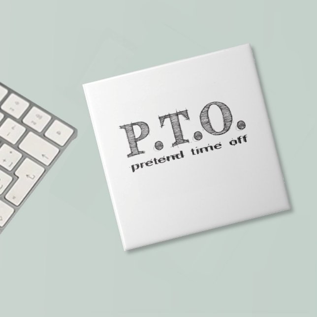 Azulejo De Cerâmica Parabéns Engraçados Promovidos para Fingir o Tempo (Criador carregado)