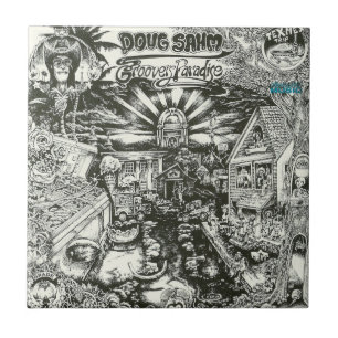 Azulejo De Cerâmica Paraíso dos Groovers de Doug Sahm
