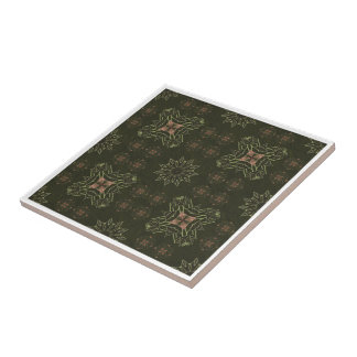 Azulejo De Cerâmica Parece Xadrez Verde