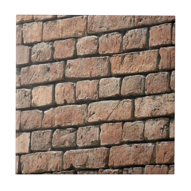 Azulejo De Cerâmica Parede de tijolo vermelho (Frente)