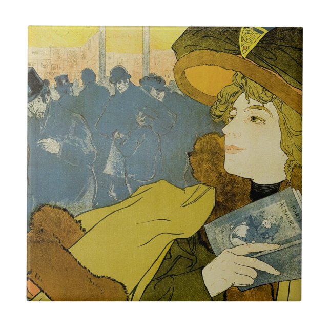 Azulejo De Cerâmica Paris-Almanach (Frente)