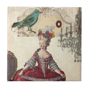 Azulejo De Cerâmica Paris Chandelier, rainha francesa Marie Antoinette