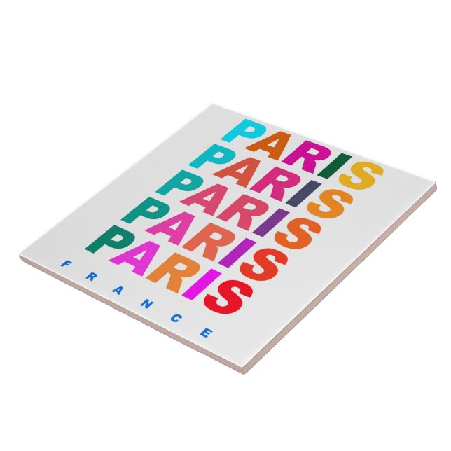 Azulejo De Cerâmica Paris França (Lateral)