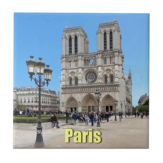 Azulejo De Cerâmica PARIS Notre Dame (Frente)