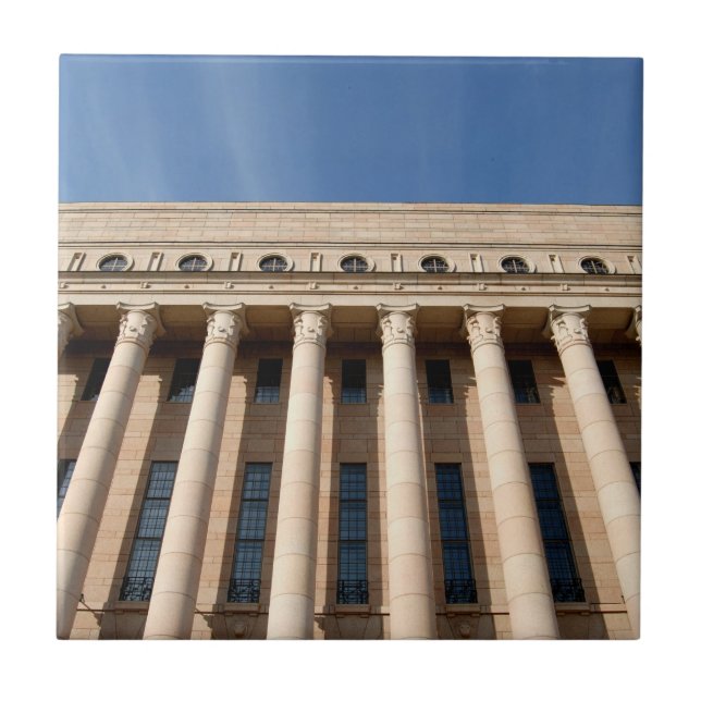 Azulejo De Cerâmica Parlamento finlandês (Frente)