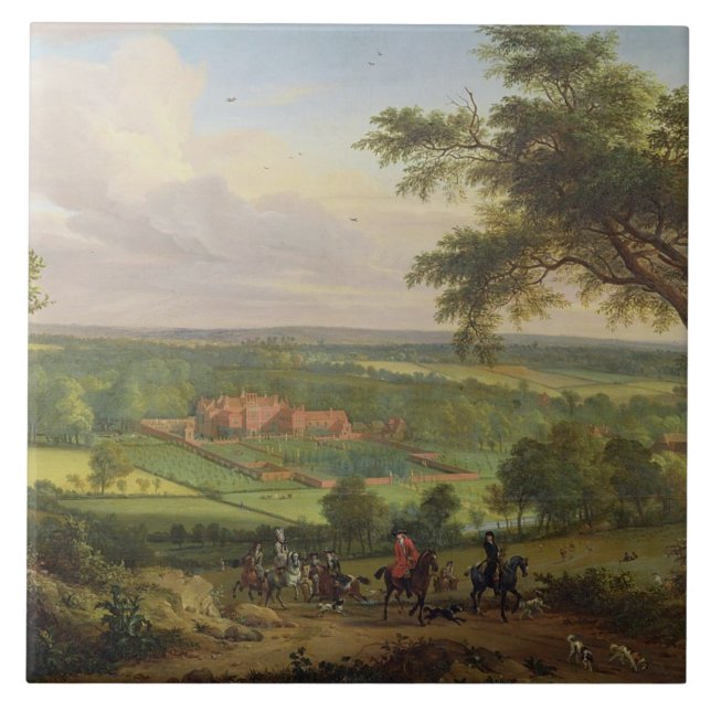 Azulejo De Cerâmica Parque de Bifrons, Patrixbourne, Kent, (Frente)