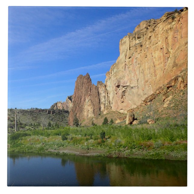 Azulejo De Cerâmica Parque Estadual Smith Rock, OR (Frente)