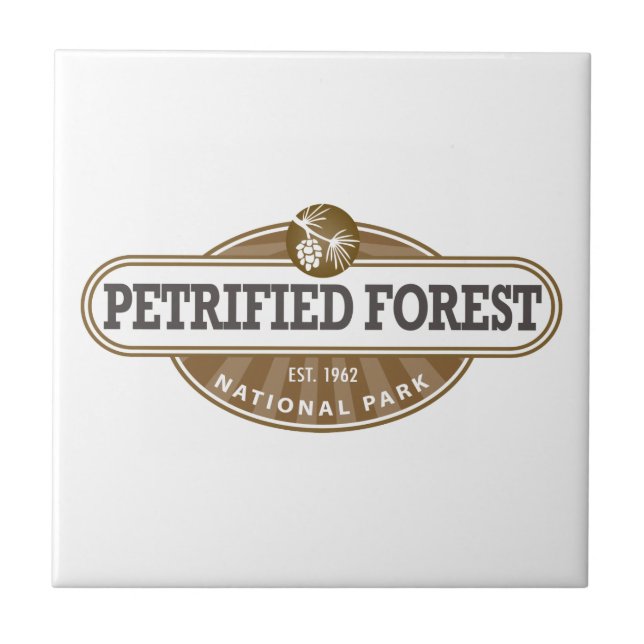 Azulejo De Cerâmica Parque Nacional da Floresta Petrificada (Frente)