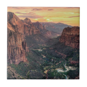Azulejo De Cerâmica Parque nacional da garganta de Zion