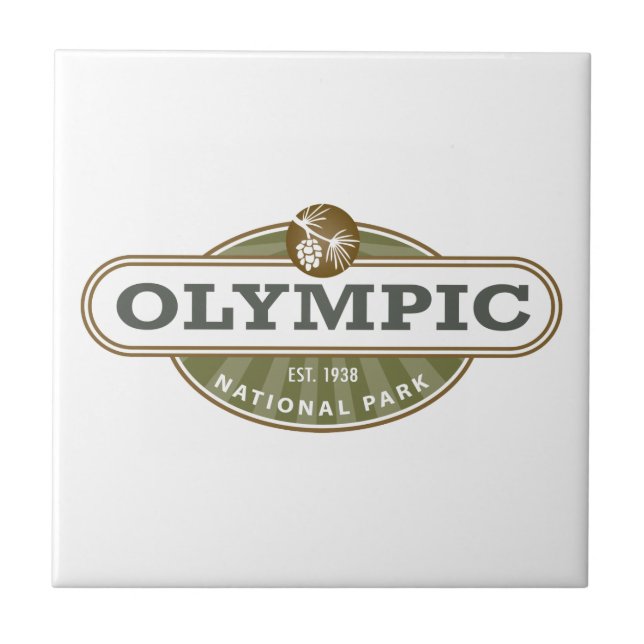 Azulejo De Cerâmica Parque Nacional da olimpiadas (Frente)