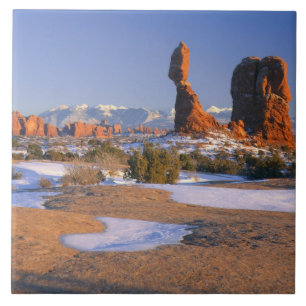 Azulejo De Cerâmica PARQUE NACIONAL DOS ARCOS, UTAH. EUA. Rocha Equili