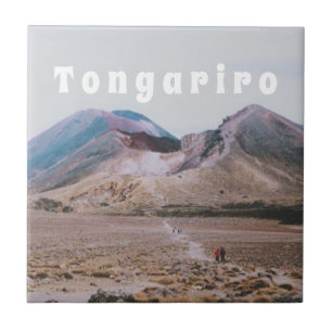 Azulejo De Cerâmica Parque Nacional Tongariro, Nova Zelândia Lembrança