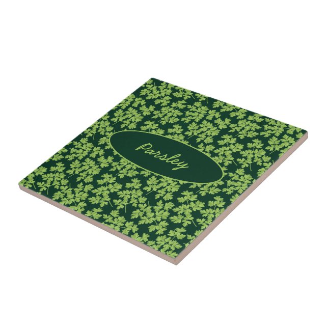 Azulejo De Cerâmica Parsley Pattern (Lateral)