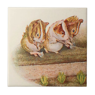 Azulejo De Cerâmica Parte de jardinagem 1 das cobaias de 2