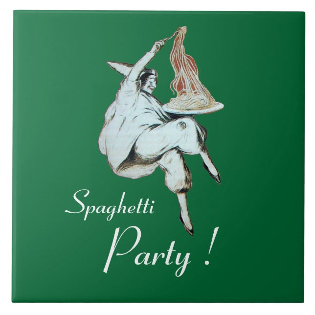 Azulejo De Cerâmica PARTIDO ESPAGHETTI, ITALIANO KITCHEN Red jante, br (Frente)