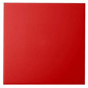 Azulejo De Cerâmica Partido vermelho sólido