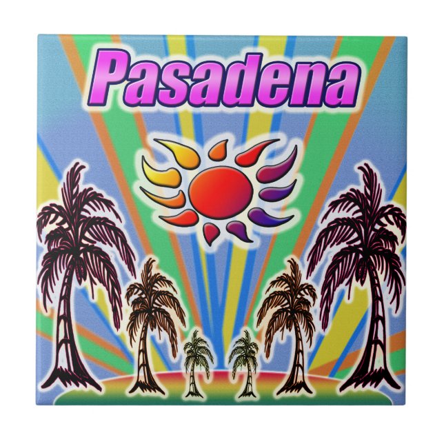Azulejo De Cerâmica Pasadena Summer Love (Frente)