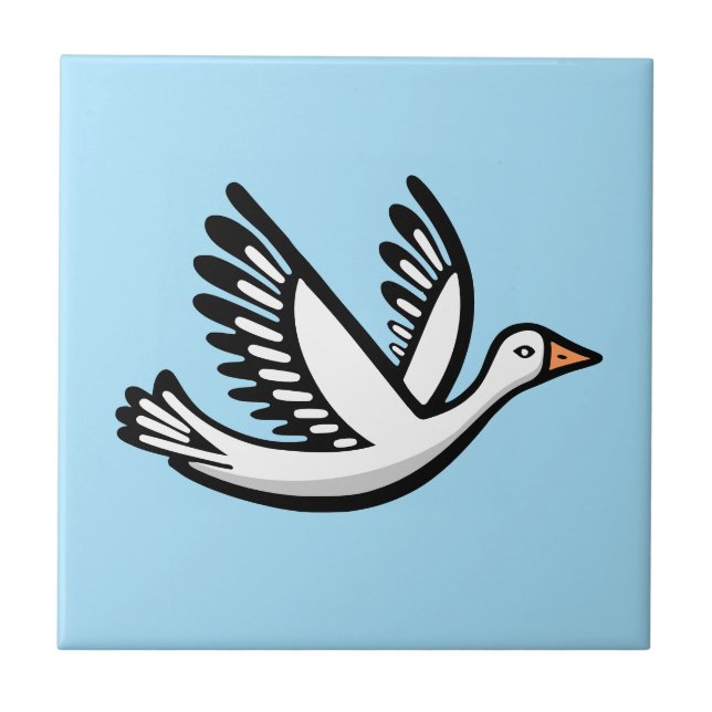 Azulejo De Cerâmica Pássaro (Frente)