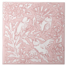 Pássaro rosa bonito Natureza Floral Animal