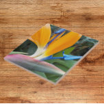 Azulejo De Cerâmica Pássaro Tropical do Paraíso Bloom Floral<br><div class="desc">Azulejo cerâmico que apresenta uma foto da flor de laranja do pássaro tropical da Fábrica de Paraíso,  também chamada de Flor de Crane. Um design floral adorável! Selecione o tamanho do seu azulejo. Faz uma trivet de cozinha excelente!</div>