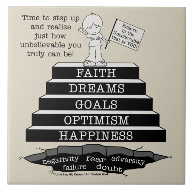 Azulejo De Cerâmica Passo para cima (Frente)