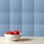 Azulejo De Cerâmica Pasta azul poeirenta de cor sólida<br><div class="desc">Design de pasta azul poeirenta de cor sólida.</div>