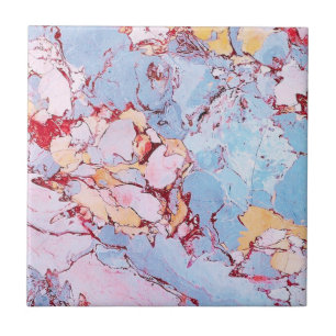 Azulejo De Cerâmica Pastel Blue Elegante Italiano Marble Moderno
