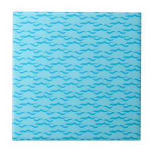 Azulejo De Cerâmica Pastel Blue Sea Water Waves Oceano Pacífico
