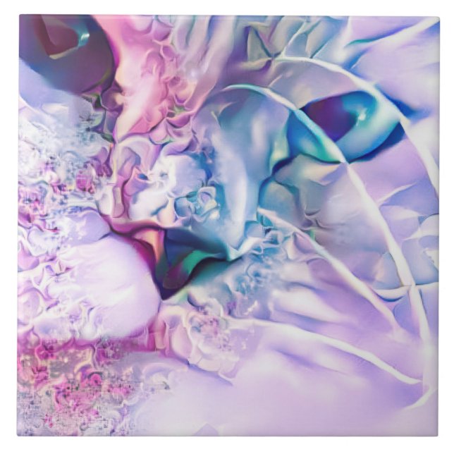 Azulejo De Cerâmica Pastel Cat Dreamscape (Frente)