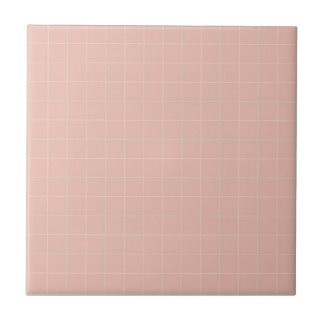 Azulejo De Cerâmica Pastel Cor-de-rosa macio, Amarelo e Verde-Casa