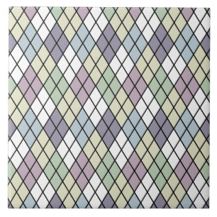 Azulejo De Cerâmica Pastel Diamantes