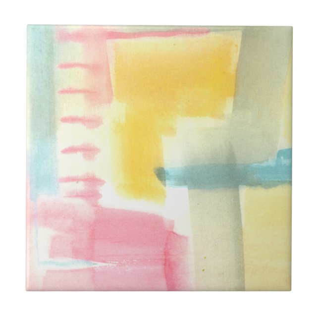 Azulejo De Cerâmica Pastel Luxe I (Frente)