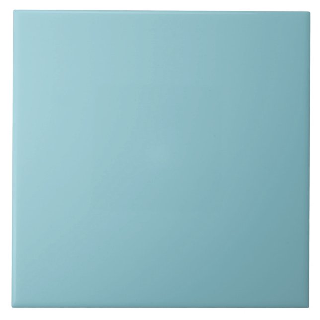 Azulejo De Cerâmica Pastel Marine Blue Ceramic Tile. (Frente)