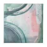 Azulejo De Cerâmica Pastel Scribe - Aquarela<br><div class="desc">Pastel Scribe III por Grace Popp. Possui formas de fechamento em um estilo semelhante a aquarela. Composto com cores variadas.</div>