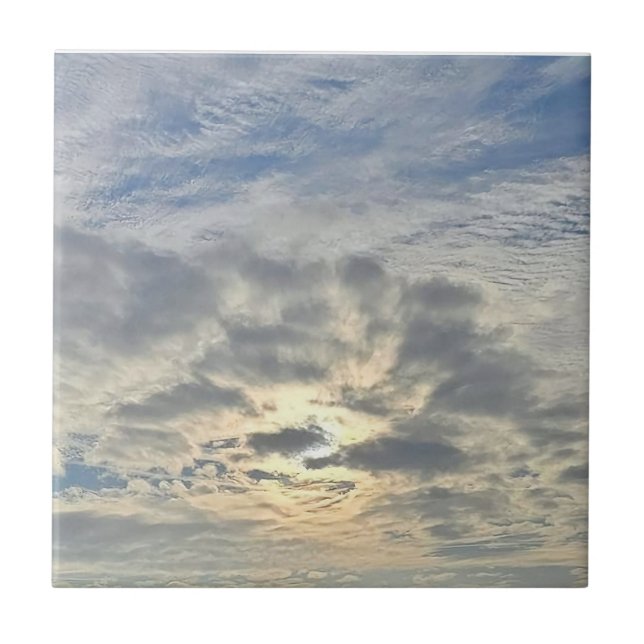 Azulejo De Cerâmica Pastel Sunrise (Frente)