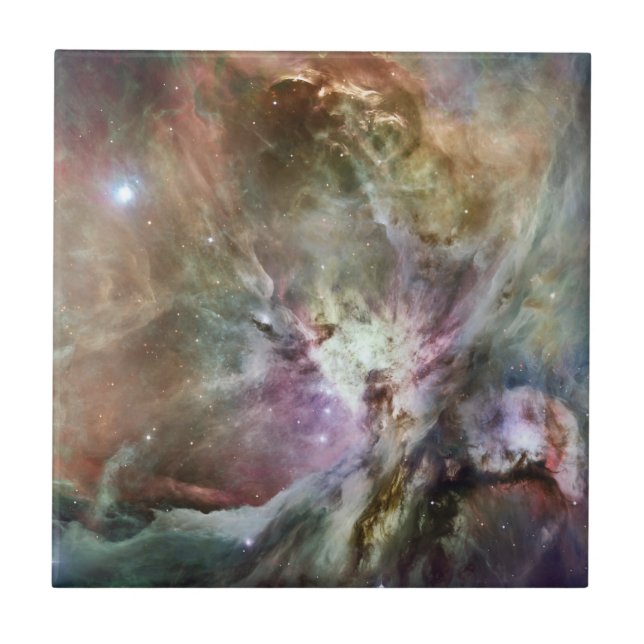 Azulejo De Cerâmica Pastels da nebulosa de Orion (Frente)