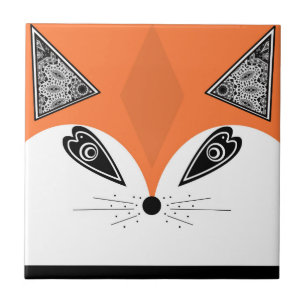 Azulejo De Cerâmica Patchwork Fox, apique Fox, Fox