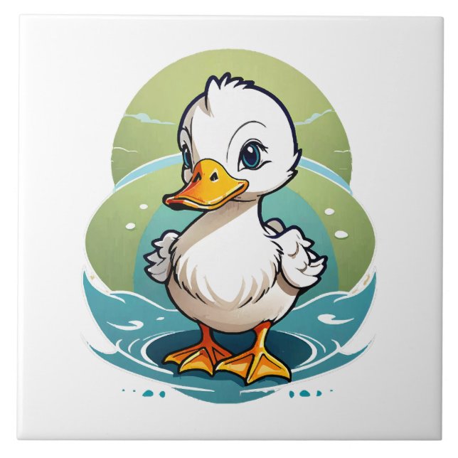 Azulejo De Cerâmica pato-branco (Frente)