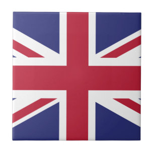 Azulejo De Cerâmica Patriotic United Kingdom Flag