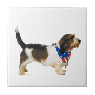 Azulejo De Cerâmica Patriótico Petit Basset Griffon Vendeen