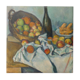 Azulejo De Cerâmica Paul Cezanne - A Cesta de Maçãs