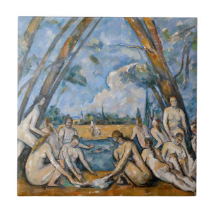 Azulejo De Cerâmica Paul Cezanne - As Grandes Banhistas
