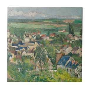 Azulejo De Cerâmica Paul Cezanne - Auvers, Visão Panorâmica