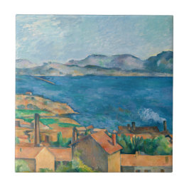 Azulejo De Cerâmica Paul Cezanne - Baía de Marselha, Vista de Estaque