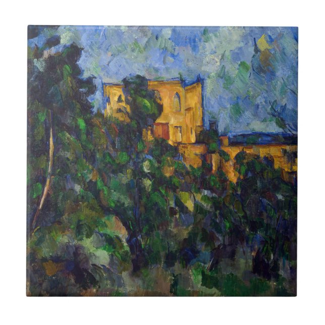 Azulejo De Cerâmica Paul Cezanne - Chateau Noir (Frente)